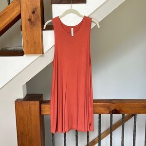 Burnt orange dress